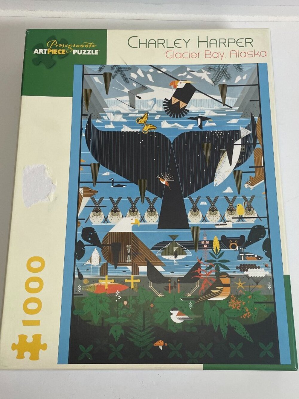Pomegranate Artpiece Charley Harper Glacier Bay Alaska Puzzle 1000 Piece